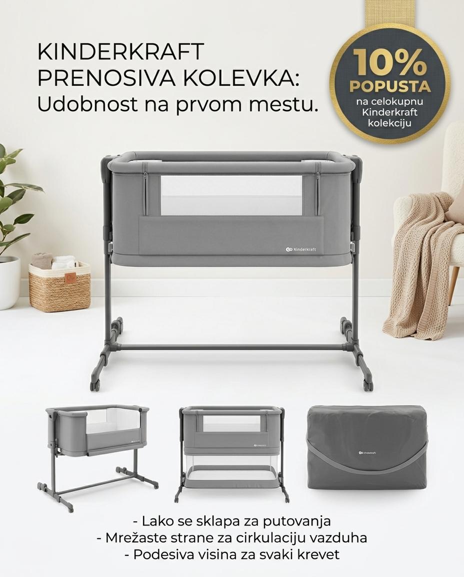 KINDERKRAFT KOLEVKA NESTE GROW 2 DARK GREY KINDERKRAFT KOLEVKA NESTE GROW 2 DARK GREY
